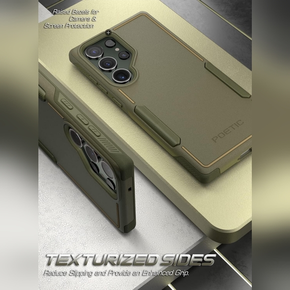 Samsung Galaxy S23 Ultra Phone Case Shock Resistant Military Green - Picture 5 of 5